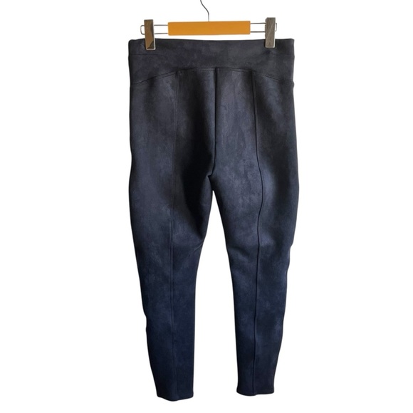 Spanx Black Faux Suede Leggings High Waisted Medium - Picture 5 of 13